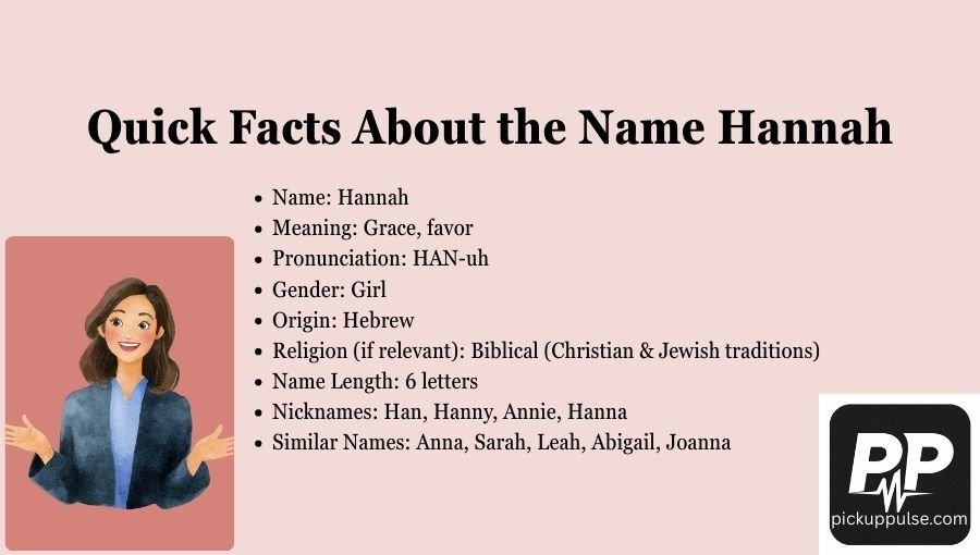 Hannah Name Meaning