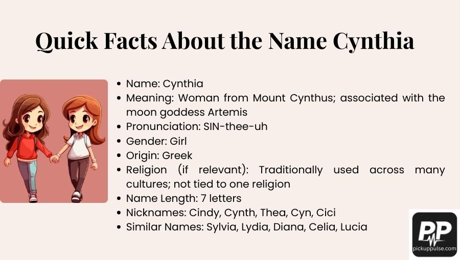 Cynthia Name Meaning