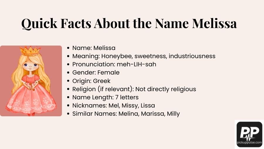Melissa Name Meaning