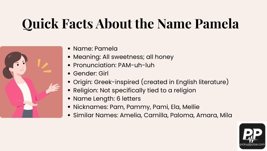 Pamela Name Meaning