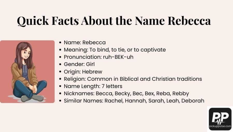 Rebecca Name Meaning