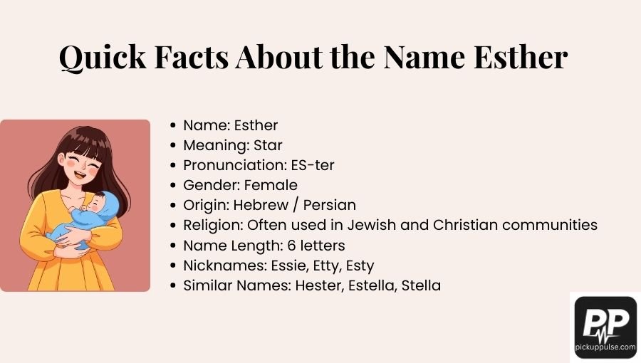 Esther Name Meaning