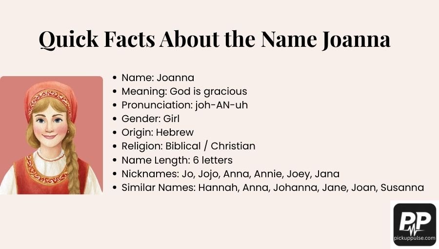 Joanna Name Meaning