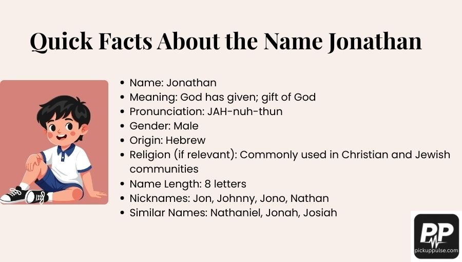 Jonathan Name Meaning