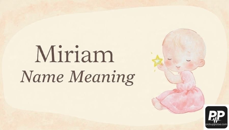 Miriam Name Meaning