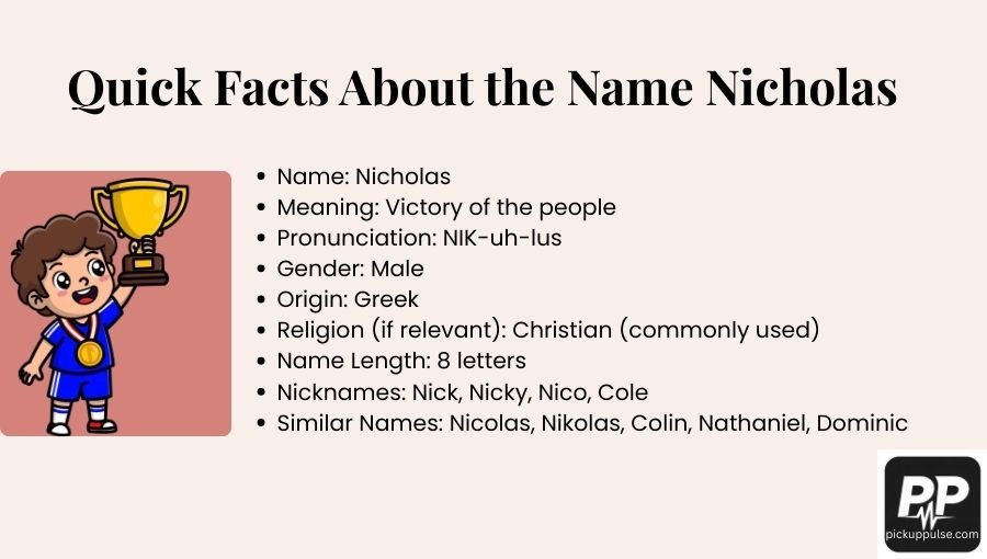Nicholas name meaning