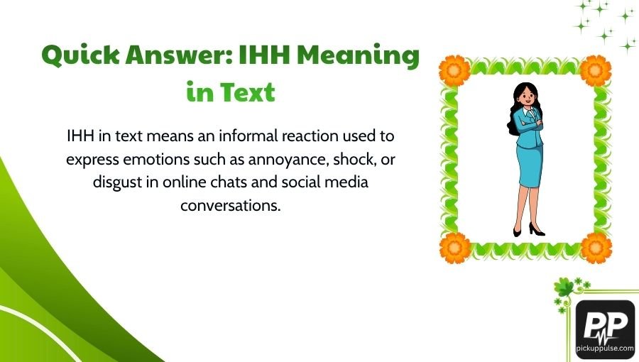 IHH Meaning in Text