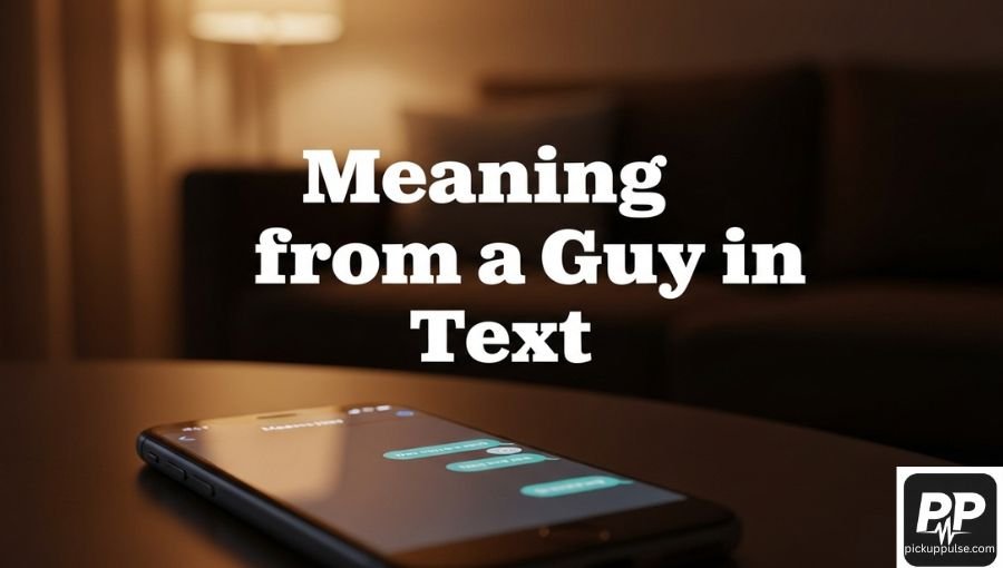 Meaning From a Guy in Text