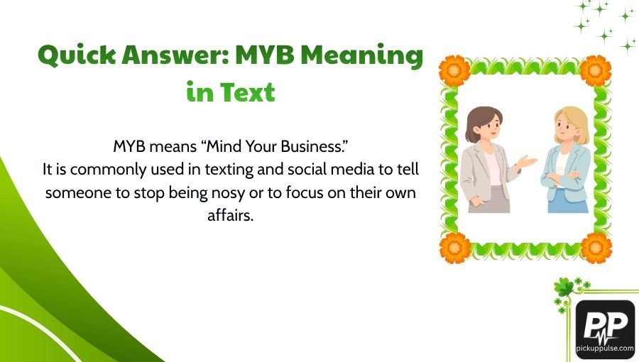 MYB Meaning in Text