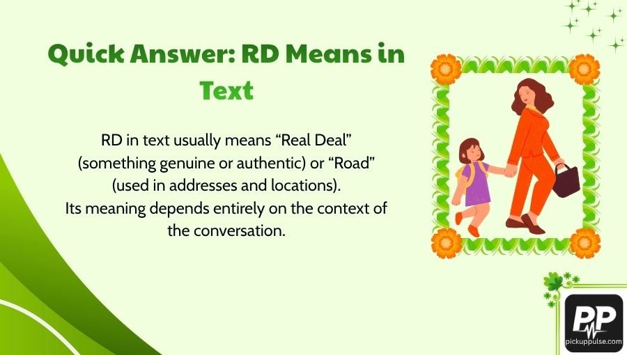 RD Means in Text