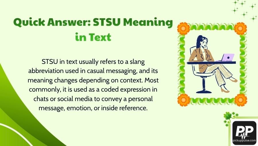 STSU Meaning in Text