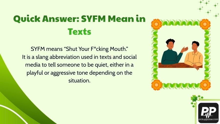 SYFM Mean in Texts