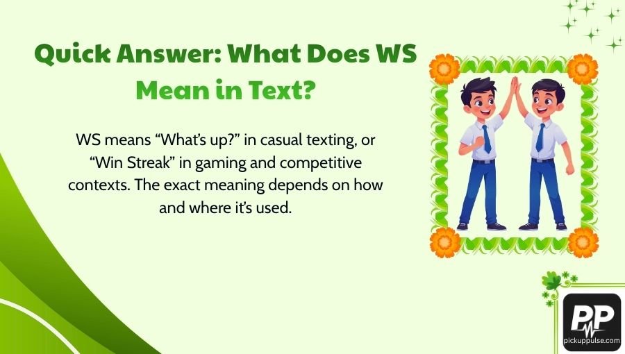 WS Meaning in Text