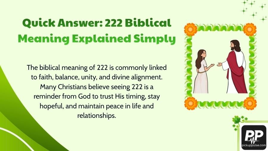 222 Biblical Meaning