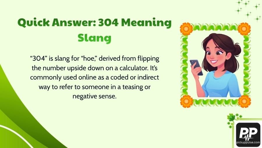 304 Meaning Slang