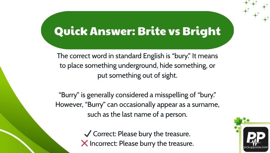 Burry or Bury