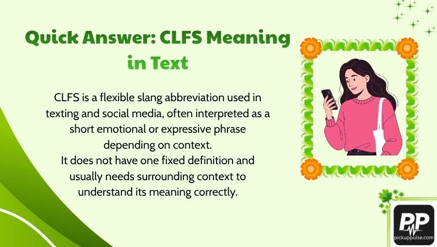 CLFS Meaning in Text