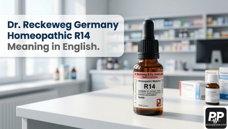 Dr. Reckeweg Germany Homeopathic R14 Meaning in English