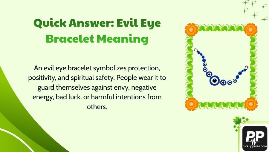 Evil Eye Bracelet Meaning