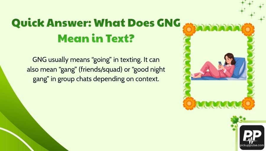 GNG Meaning in Text