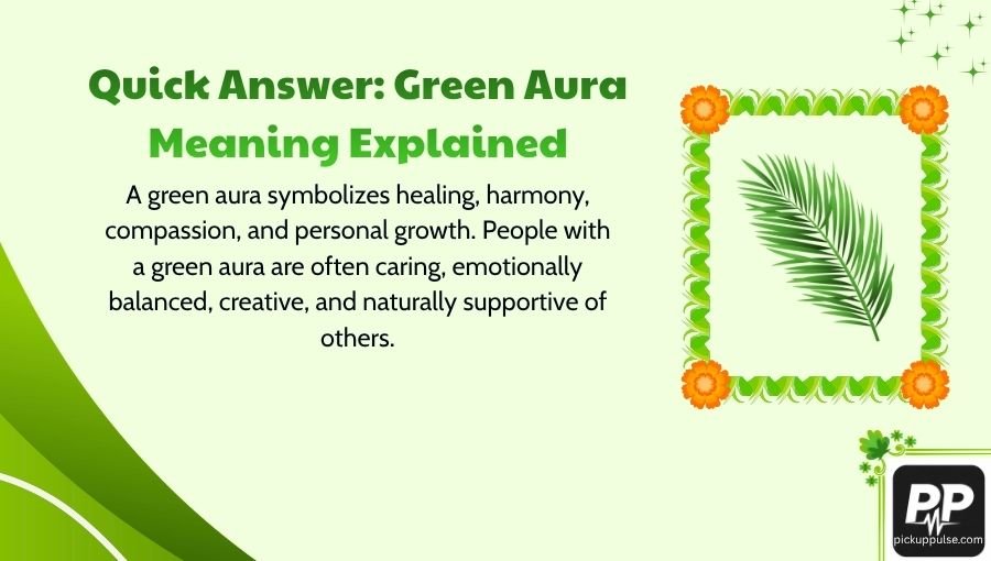 Green Aura Meaning