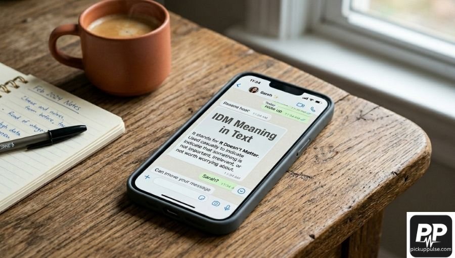 IDM Meaning in Text