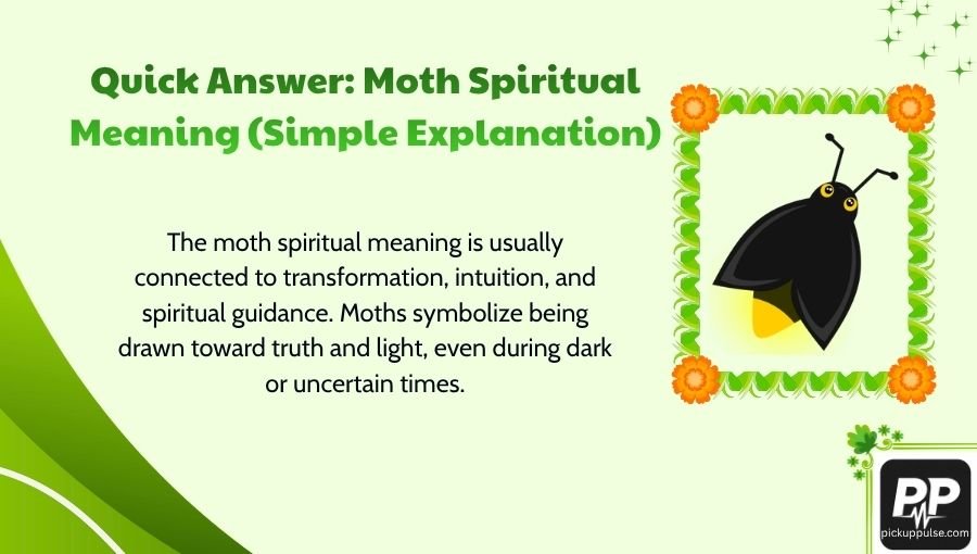 Moth Spiritual Meaning