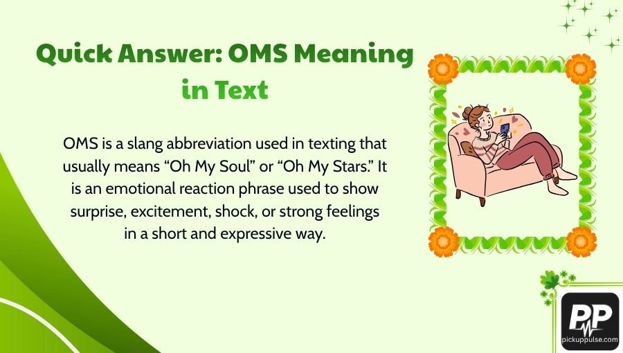 OMS Meaning in Text