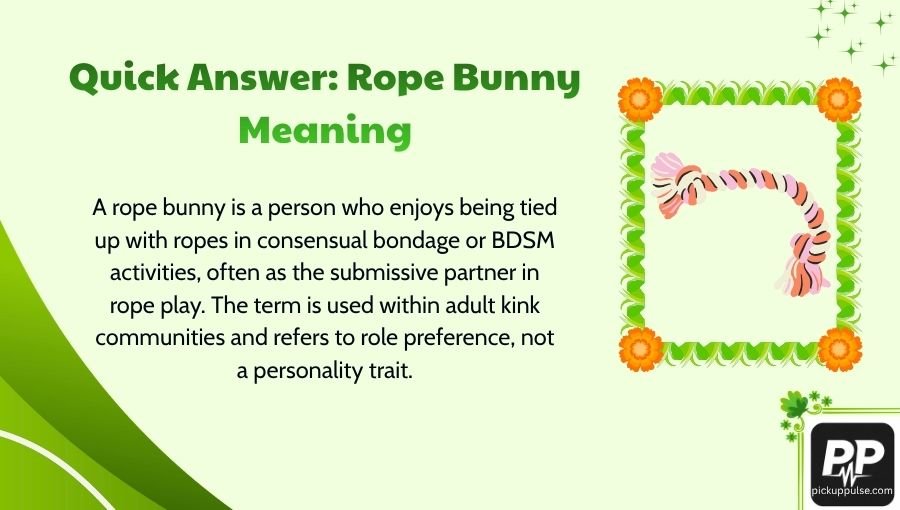 Rope Bunny Meaning