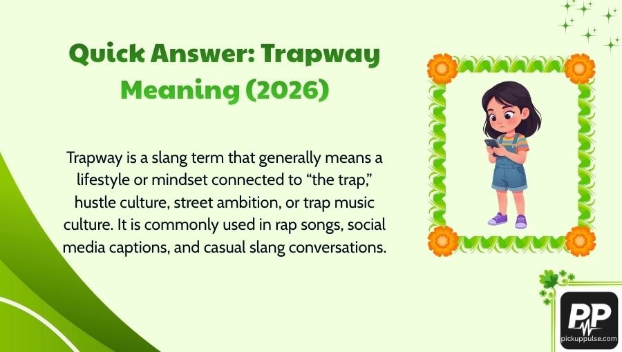 Trapway Meaning