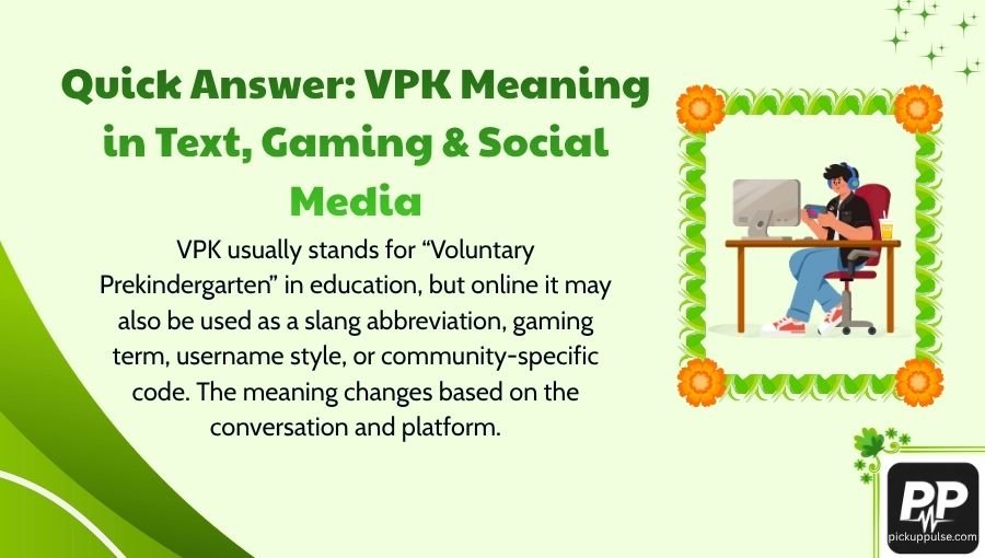 VPK Meaning