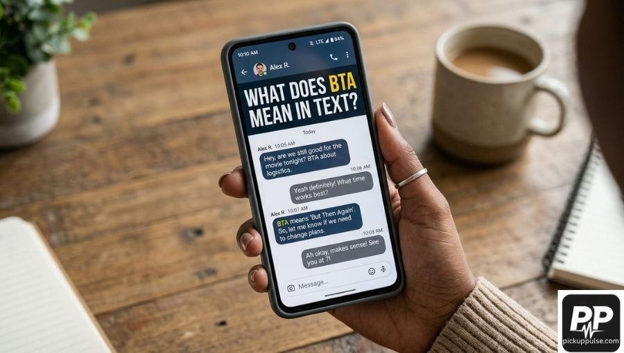 What Does BTA Mean in Text