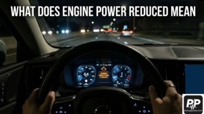 What Does Engine Power Reduced Mean
