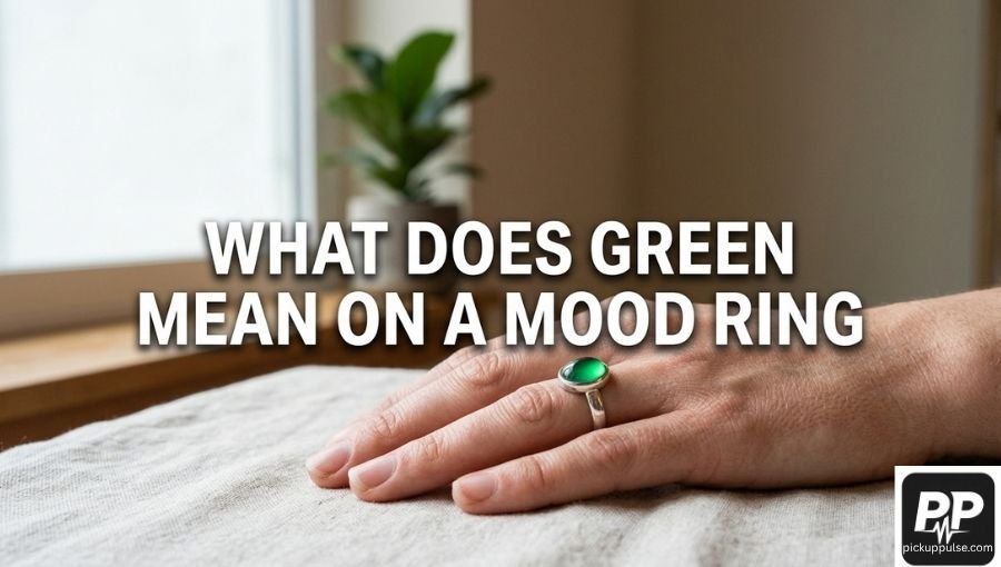 What Does Green Mean on a Mood Ring