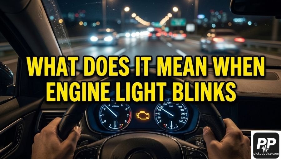 What Does It Mean When Engine Light Blinks