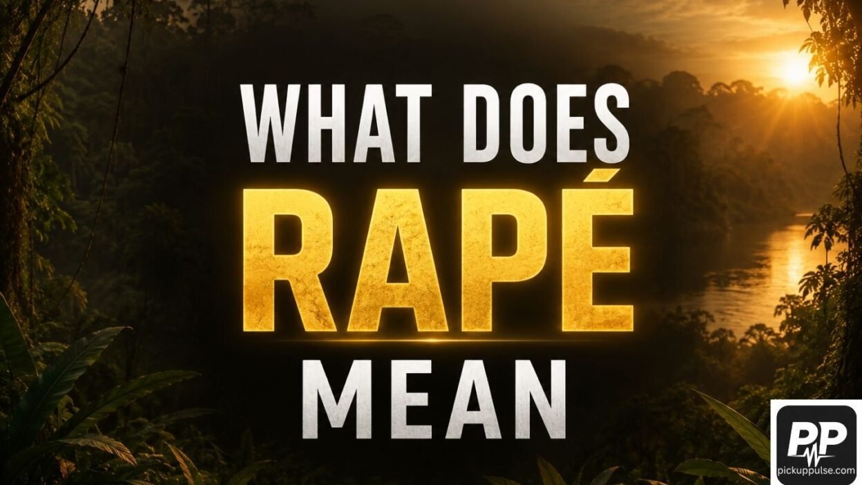 What Does Rapé Mean