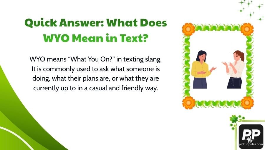 WYO Meaning in Text