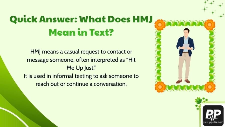 HMJ Meaning in Text