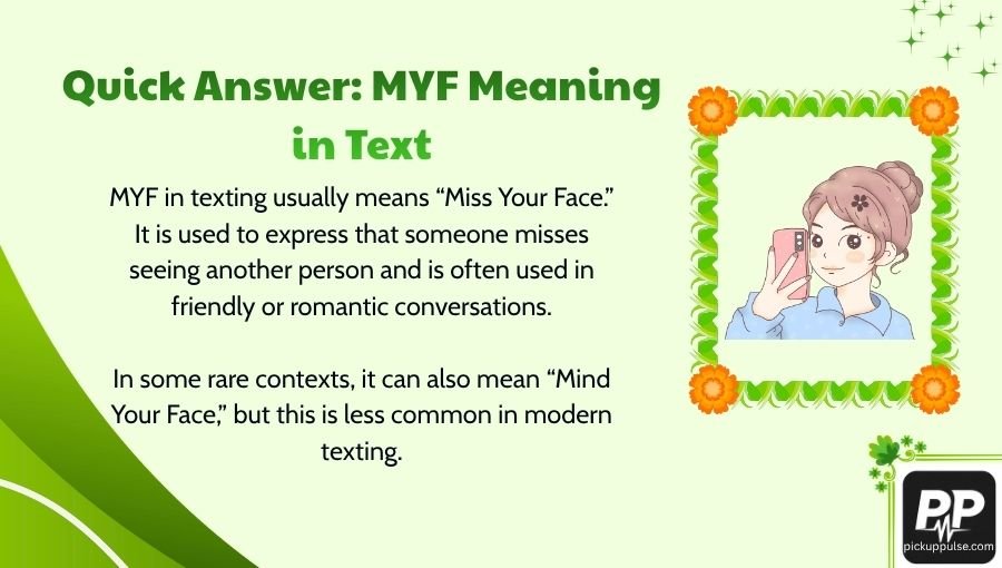 MYF Meaning in Text
