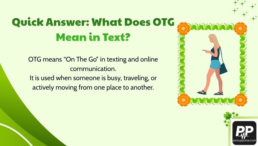 OTG Meaning in Text
